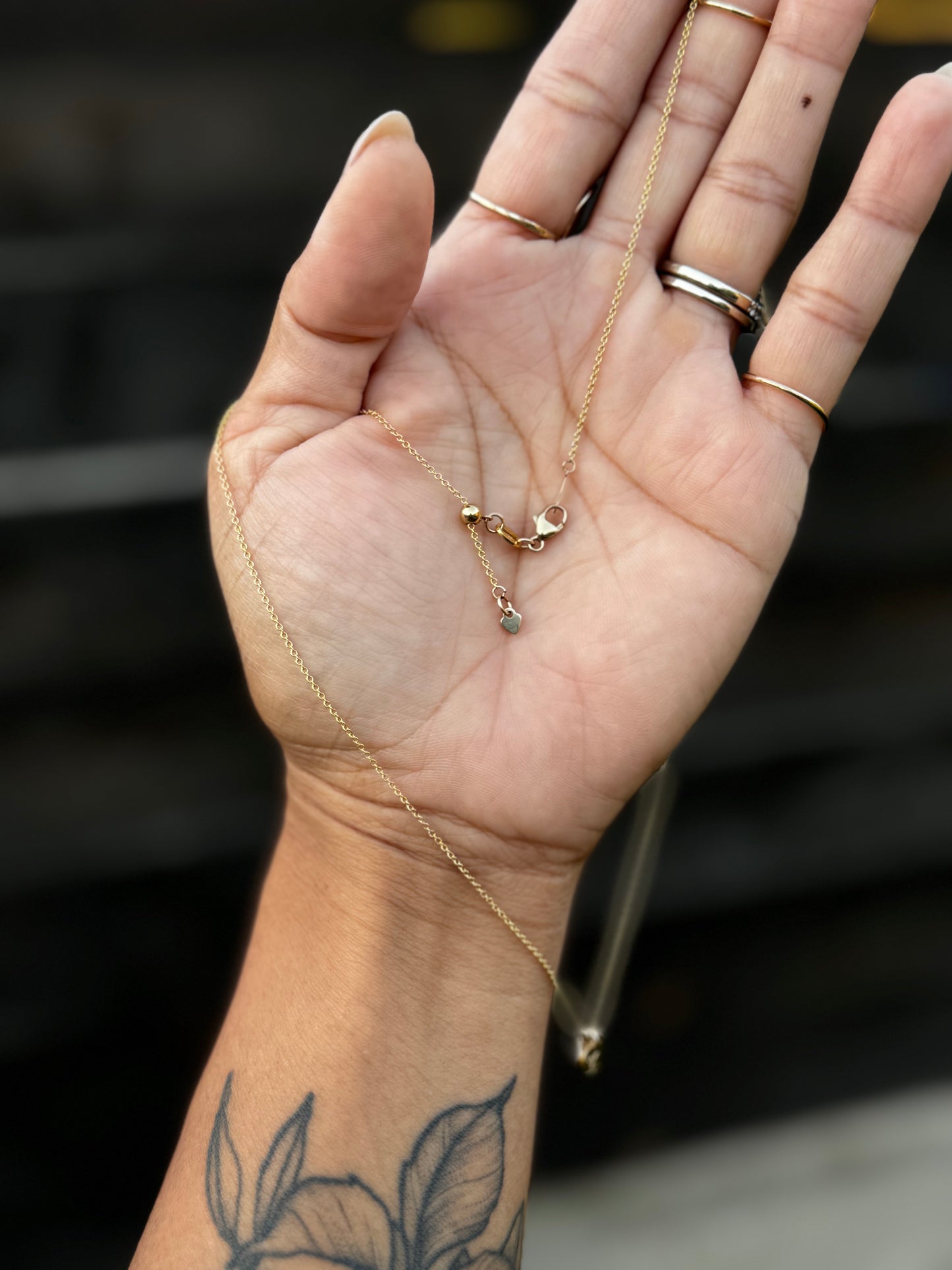 Harper Petite Monogram Disc Necklace