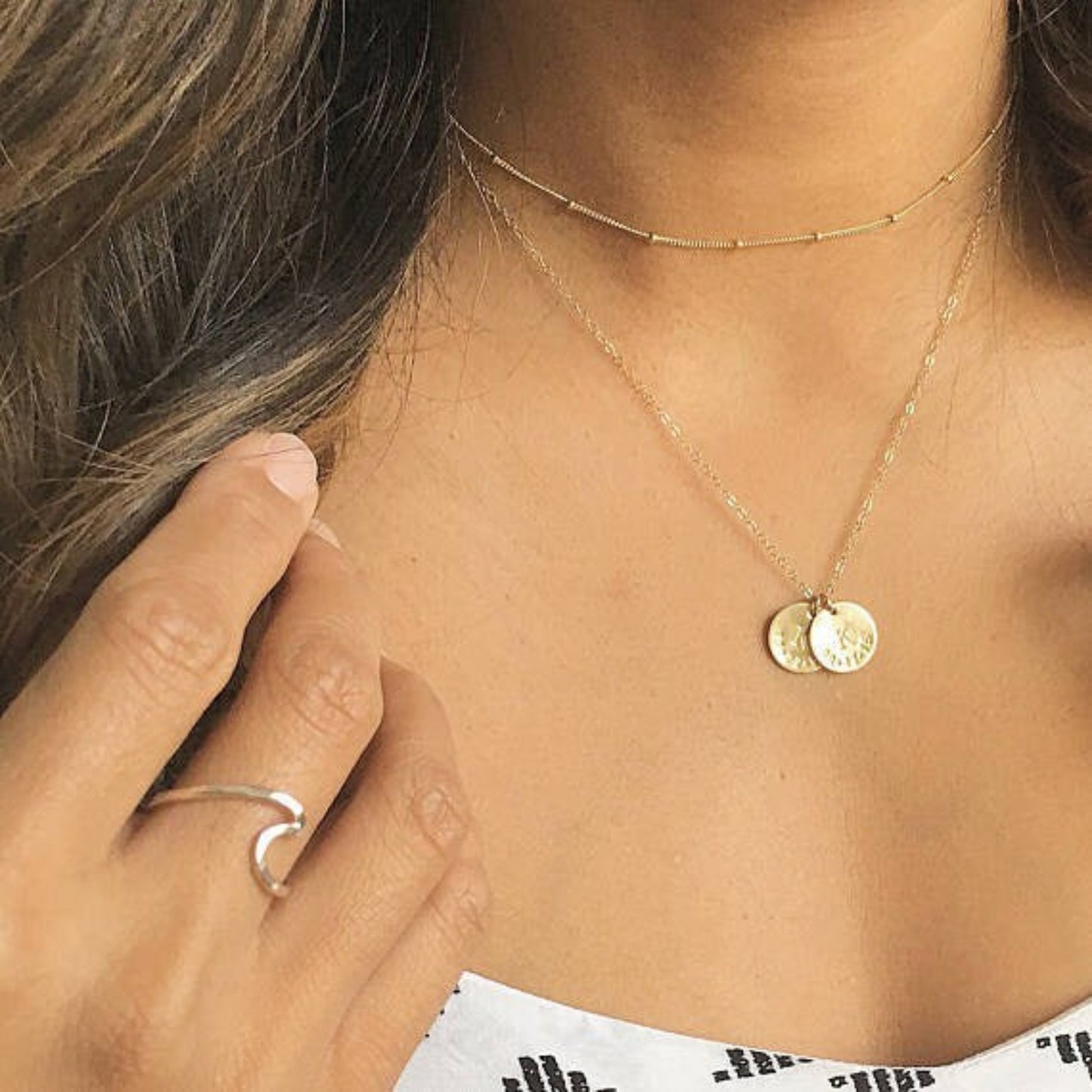 Beloved Disc Necklace