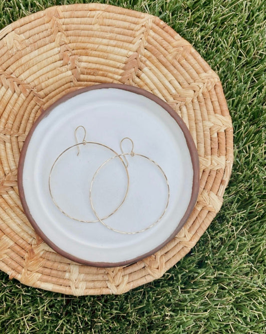 Large Aura Hoop Earrings