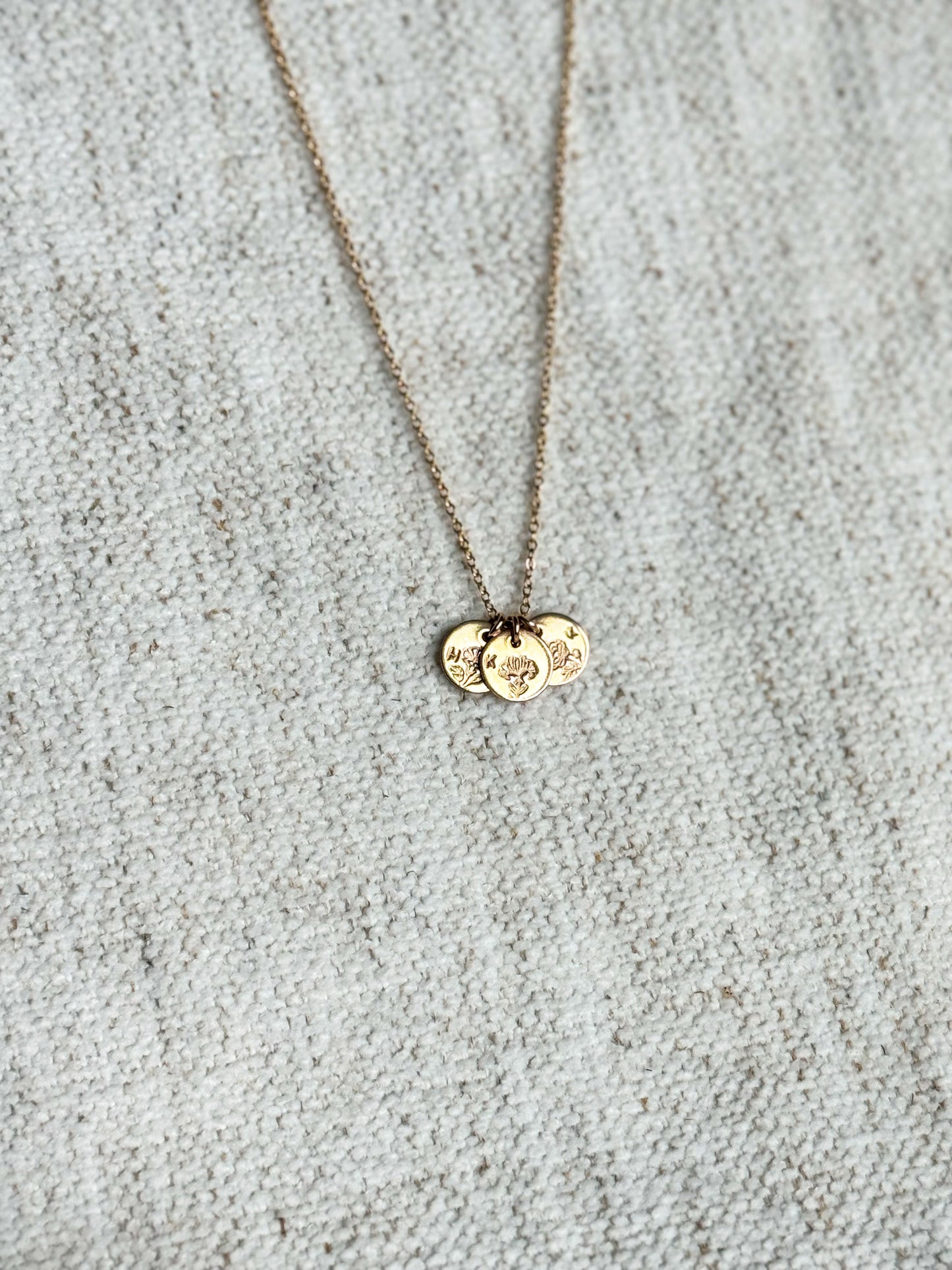Birth Flower Necklace