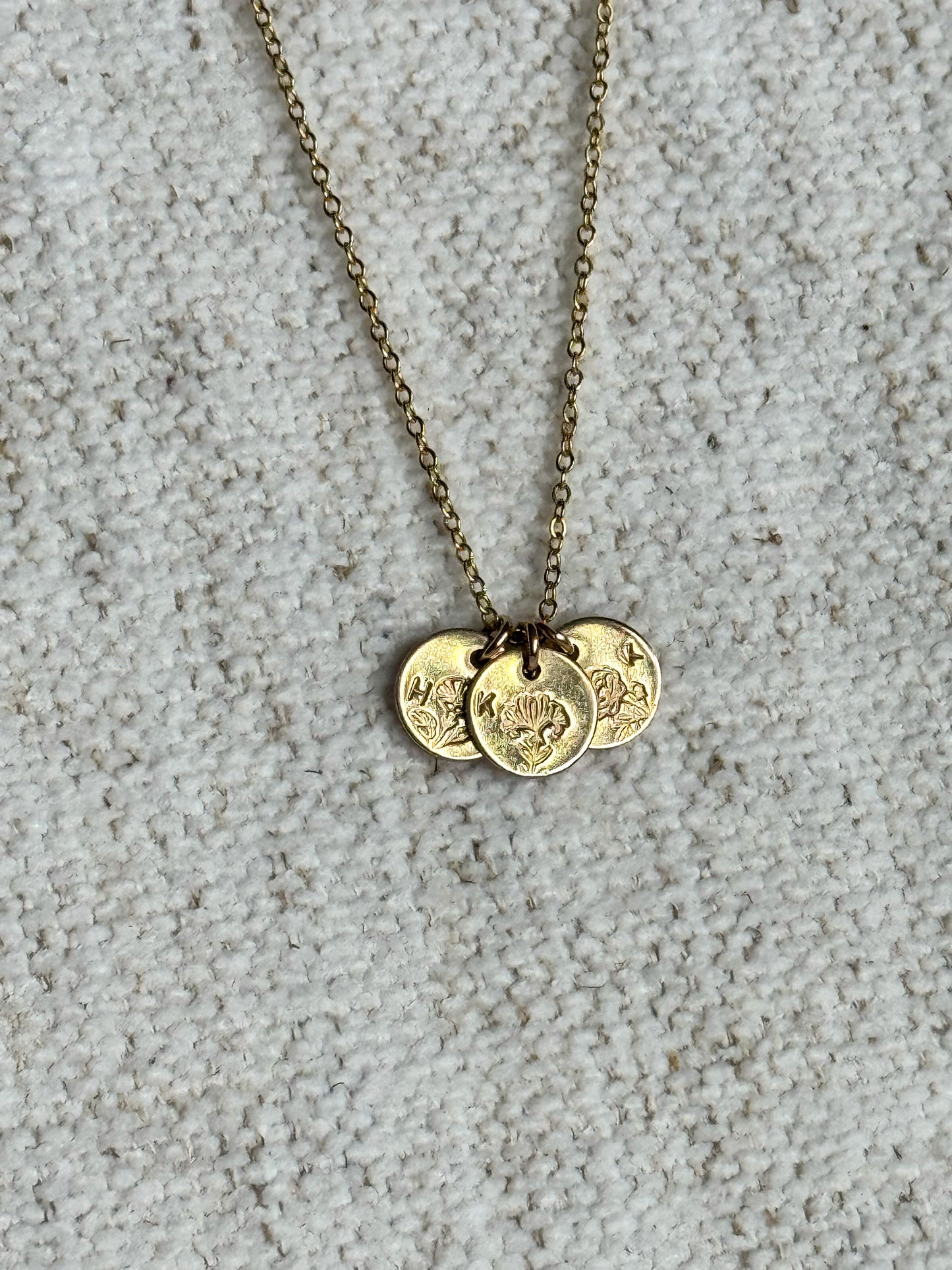 Birth Flower Necklace