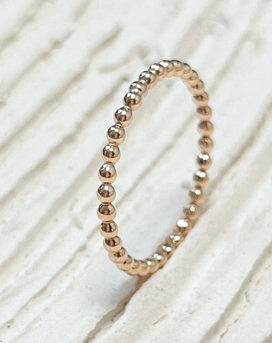Beaded Stacking Ring